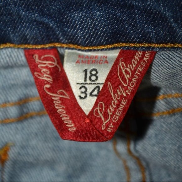 Lucky Brand Jeans Womens 18 Regular Zoe Boot Cut Wide Leg Denim - Picture 10 of 12